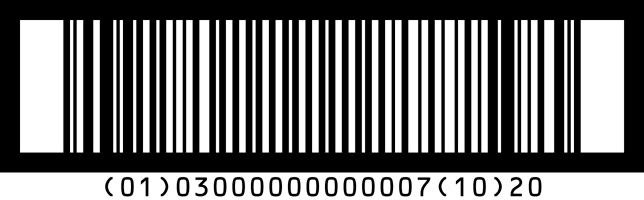 Fabrication du code GS1-128